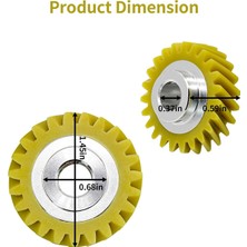 Decisive W10112253 Mikser Sonsuz Dişlisi ve W10380496 Karbon Fırçalar Whirlpool ve Kitchenaid Mikser Numarası 4162897 Için Parçayı Değiştirin (Yurt Dışından)