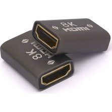 Keepro 8k HDMI Birleştirici 8k HDMI 2.1 Kablo Birleştirici 8k HDMI Kablo Uzatıcı 8k HDMI Dişi Dişi