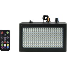 Decisive 180 Strobe Flaş Işığı Taşınabilir 35W Rgb Uzaktan Ses Kontrolü Strobe Hızı Ayarlanabilir Sahne Disko Bar Parti Kulübü (Ab Tak) (Yurt Dışından)