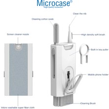 Microcase 8in1 Elektronik Cihaz Telefon Tablet Klavye Temizleme Fırça Seti  AL4190