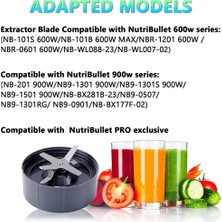 Decisive Nutribullet Pro 600W/900W Serisi Blender Aksesuarlarıyla Uyumlu 24OZ Bardak ve Çıkarma Bıçağı (Yurt Dışından)