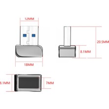 Decisive USB Parmak Izi Okuyucu Modülü Windows 7 10 11 Dizüstü Bilgisayarlar Için Merhaba Biyometrik Tarayıcı Asma Kilit Pc Parmak Izi Kilidini Açma (Yurt Dışından)