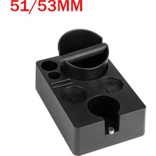 Decisive Kahve Sabotaj Mat Standı Portafilter Tutucu RACK51/53MM Espresso Makinesi Aracı Barista Aksesuarı Evrensel Kahve Knockbox, A (Yurt Dışından)