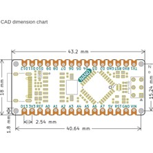 Decisive CH340G, Beyaz B ile Uyumlu Geliştirilmiş ATMEGA328P Geliştirme Kartı Tip-C Arayüzü (Yurt Dışından)