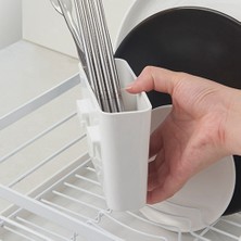 Decisive Mutfak Drenaj Rafı Bulaşıklık Lavabo Drenaj Sepeti Raf Plaka Bulaşık Çubukları Sofra Depolama Rafı Temizlemesi Kolay (Küçük) (Yurt Dışından)