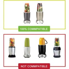 Decisive Nutri Nb 600W/900W Blender Aksesuarı Için 2 Flip Top To Go Kapaklı ve Kauçuk Contalı 2 Paket Yedek 32OZ Bardaklar (Yurt Dışından)