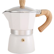 Decisive 300ML Vintage Ahşap Saplı Espresso Makinesi Moka Pot Klasik Italyan Cafe Araçları Mutfak Cafe Aksesuarları (Yurt Dışından)