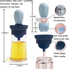 Decisive Pişirme Için Silikon Fırçalı 2 Cam Mutfak Zeytinyağı Şişesi (Yurt Dışından)