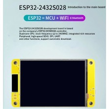 Internet ESP32 Wifi Bluetooth Geliştirme Kurulu 2.8 Inç 240X320 Akıllı Ekran Tft Modülü Lvgl Dokunmatik Ekran (Yurt Dışından)