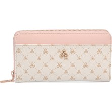 Ysmn Çok Bölmeli Bol Gözlü Fermuarlı Kadın Cüzdan Kartlık Logolu YC100004SLG