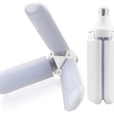 Gecem 5m 48W 6500K E27 Duy Beyaz LED Pervane Ampul