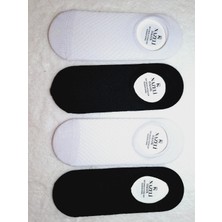Nazeli 4 Çift Bambu Sneakers Kadın Çorap,