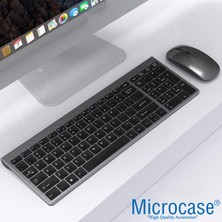 Microcase 2in1 Kablosuz 2.4g ve Bluetooth Wireless Klavye Mouse Set + Türkçe Sticker AL4173