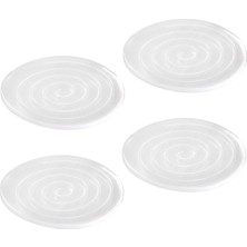 Fayshow 4 Parça Silikon Mobilya Ayak Pedleri Sandalye Bacak Pedleri Masa Yatak Masa Bacak Yuvarlak Çapı 6 cm (Yurt Dışından)