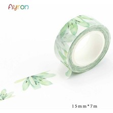 Bifeng Shop Ay Çanları Stili 22 Stilleri Japon Kawaii Washi Bant Mevsim Çiçek Bitkileri Bahçe Scrapbooking Dokibook Fiofax Için 1.5cm * 7m Dıy Yapışkan Bant (Yurt Dışından)