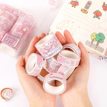 Bifeng Shop Kız Washi Bant Stili Washi Bant Seti Scrapbooking Malzemesi Okul Malzemeleri Kırtasiye Sakura Washitape Unicorn Papeleria Japonesa Maskeleme Bandı (Yurt Dışından)