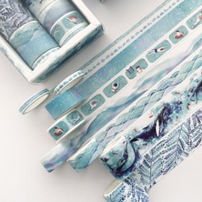 Bifeng Shop Çiçek Açan Kız Tarzı Et Sevimli Temel Renk Washi Bant Kutusu-Paketlenmiş Karalama Defteri Dıy Maskeleme Bandı Okul Kırtasiye Girlish Kalp Dergisi Malzemeleri (Yurt Dışından)