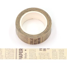 Bifeng Shop D Stili Vintage Mektup Damga Haritası Maskeleme Washi Bant Retro Eski Kağıt Dekoratif Yapışkan Bant Diy Scrapbooking Sticker Etiket Kırtasiye (Yurt Dışından)