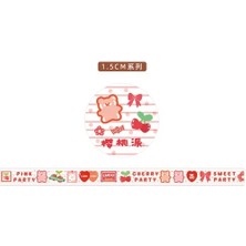 Bifeng Shop No.10 Tarzı Kawaii Tatlı Depo Serisi Dekoratif Yapışkan Bant Kız Ayı Maskeleme Bandı Diy Scrapbooking Sticker Etiket Japon Kırtasiye (Yurt Dışından)