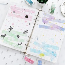Bifeng Shop L Tarzı Çeşitli Çiçek Açan Çiçekler Yaldız Washi Bant Yapışkan Bant Dıy Scrapbooking Sticker Etiket Maskeleme Bandı Okul Ofis Tedarik (Yurt Dışından)