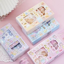 Bifeng Shop No.2 Tarzı Et Sweet Girly Life Altın Varak Washi Bant Çıkartmalar Seti Scrapbooking Diy Günlük Tutma Kırtasiye Tasarımcısı Maske Hediye (Yurt Dışından)