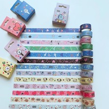 Bifeng Shop C4-Katong4 Stili Hqbts Bangtan Boys Groups Yeni Çizgi Film Washi Bant, Kağıt Bant, Çevre Birimi Aynı Stil (Yurt Dışından)
