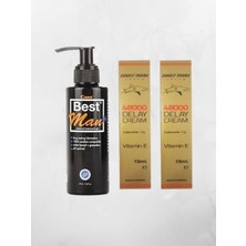 Aşkın Deposu Best Man Lubricant Jel Sade 150 ml + 2'li 48BIN Krem