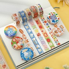 Bifeng Shop C Stili Sevimli Kawaii Gökkuşağı Elmalı Turta Washi Bant Diy El Sanatları Için Dekoratif Yapışkan Bant Güzelleştirmek Dergiler Planlayıcılar Hediye Paketleme (Yurt Dışından)