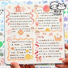 Bifeng Shop Pvc D Tarzı Sevimli Yay Şerit Yıldız Maskeleme Washi Bant Dekoratif Yapışkan Bant Diy Scrapbooking Sticker Etiket Kırtasiye Dergisi Planlayıcısı (Yurt Dışından)