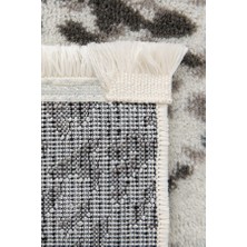 Angora Home Life Makine Halısı 6022 Gri 80 x 150 Saçaklı