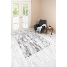 Angora Home Life Makine Halısı 6031 Gri 160 x 230 Saçaklı