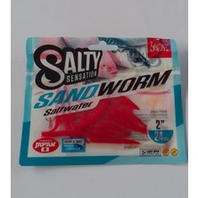 Lucky John Sandworm 2'' Kokulu Kurt Silikon Yem F40