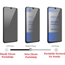 Coolacs Apple iPhone 15 Pro Max Uyumlu Soft Yumuşak Telefon Kılıfı ve Hayalet Privacy Ekran Koruyucu Seti