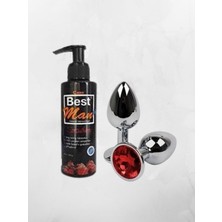 Aşkın Deposu Best Man Lubricant Jel Çilek Aromalı + Plug