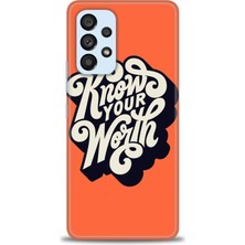 gmotp Samsung Galaxy A53 5g Kılıf Hd Baskılı - Know Your Worth