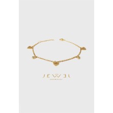 Jewel Serapis Model Gold Altın Kaplama Bileklik