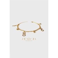 Jewel Infinity Model Gold Altın Kaplama Bileklik
