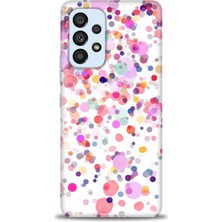 gmotp Samsung Galaxy A73 5g Kılıf Hd Baskılı - Renkli Benekler