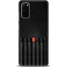 gmotp Samsung Galaxy S20 Kılıf Hd Baskılı - Kibrit Çöpleri