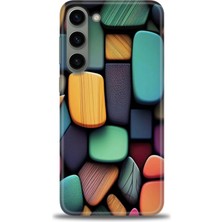 gmotp Samsung Galaxy S23 Kılıf Hd Baskılı - Renkli Taşlar