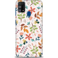 gmotp Samsung Galaxy M31 Kılıf Hd Baskılı - Renkli Dallar