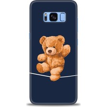 gmotp Samsung Galaxy S8 Kılıf Hd Baskılı - Ipteki Teddy