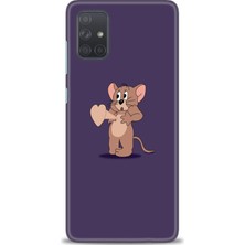 gmotp Samsung Galaxy A71 Kılıf Hd Baskılı - Aşık Jerry