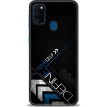 gmotp Samsung Galaxy M21 Kılıf Hd Baskılı - Yourself