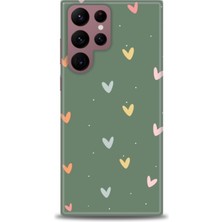 gmotp Samsung Galaxy S22 Ultra Kılıf Hd Baskılı - Soft Kalpler