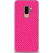 gmotp Samsung Galaxy S9 Plus Kılıf Hd Baskılı - Pembe Mozaik