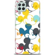 gmotp Samsung Galaxy M32 Kılıf Hd Baskılı - Renkli Mickey Mouse