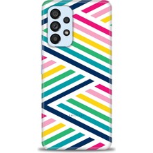 gmotp Samsung Galaxy A53 5g Kılıf Hd Baskılı - Renkli Çubuklar