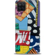 gmotp Samsung Galaxy M12 Kılıf Hd Baskılı - Grafiti