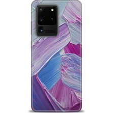 gmotp Samsung Galaxy S20 Ultra Kılıf Hd Baskılı - Purple
